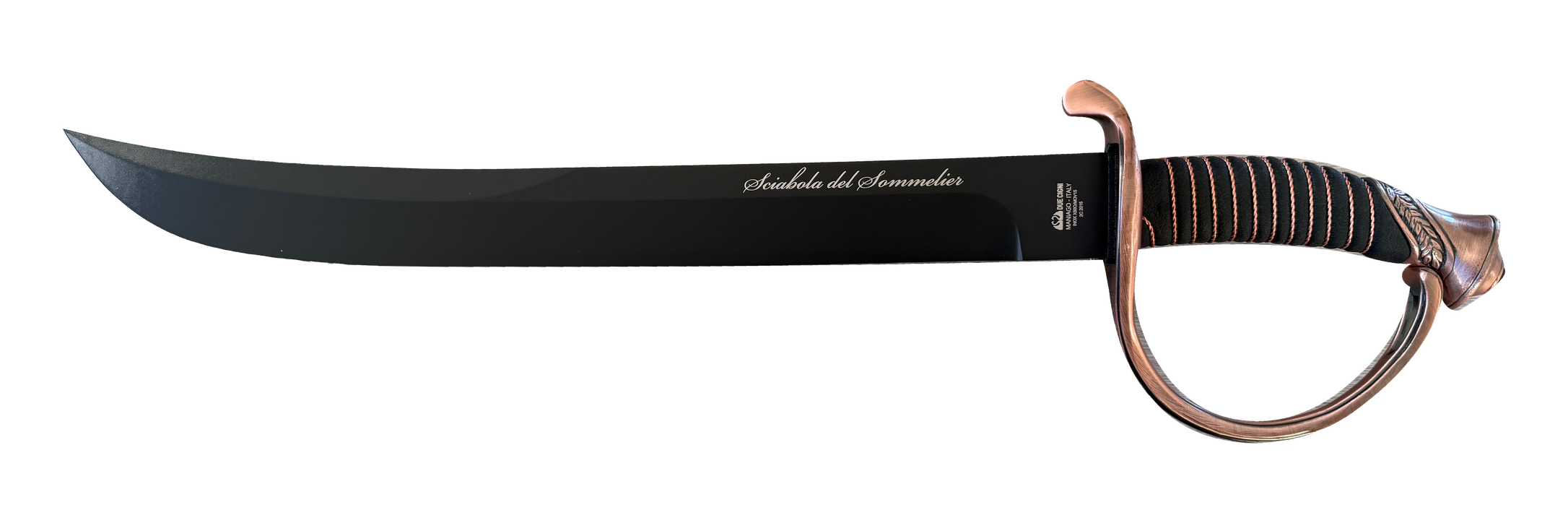 Fox Sciabola del Sommelier Champagnesabel (Sort og Bronze) Forside